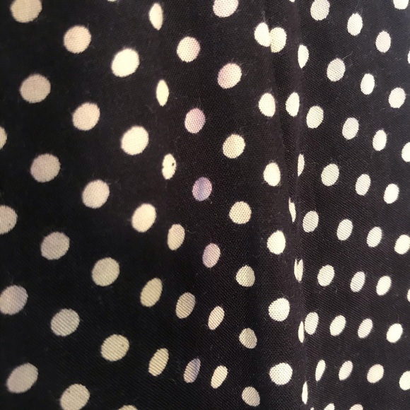 Nikibiki Navy Polka Dot Halter Dress Small • Keyhole Back - Picture 7 of 8